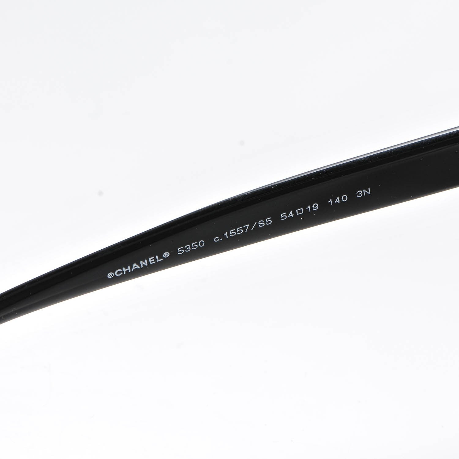 Chanel Acetate CC Cat Eye Summer Sunglasses 5350 Black Beige 5 of 8