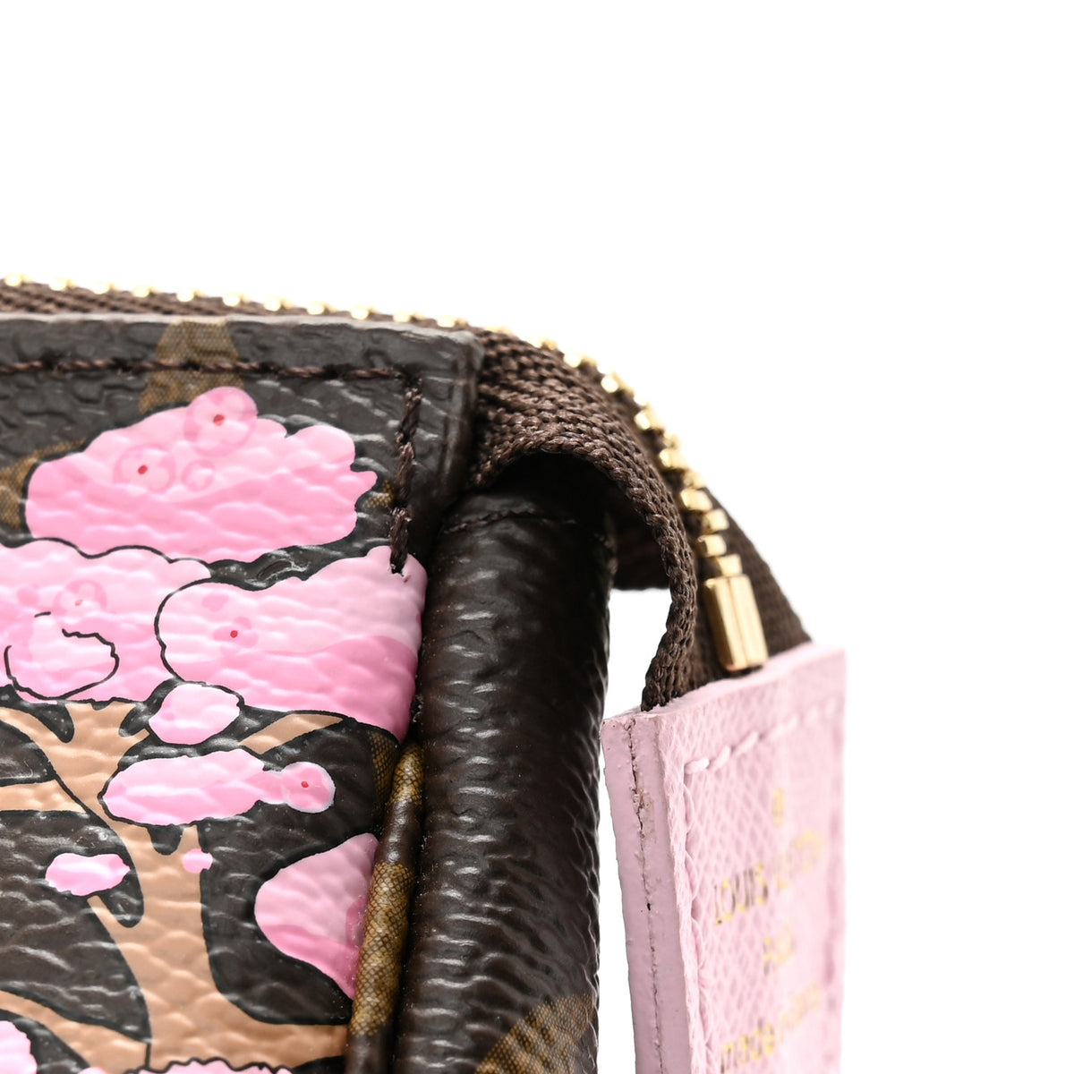 Louis Vuitton Monogram 2021 Christmas Animation Japanese Garden Mini Pochette Accessories  Wisteria Pink 11 of 12