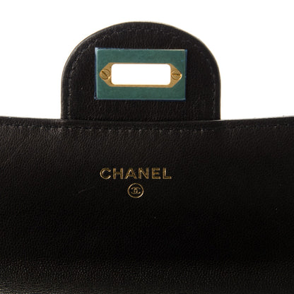 Chanel Calfskin Chevron Quilted 2.55 Reissue Flap Wallet Black 6 of 8