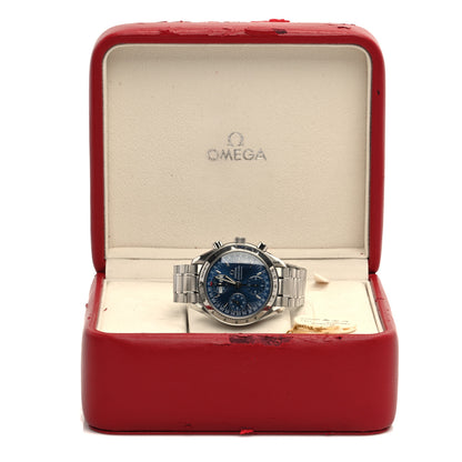 Omega Stainless Steel 39mm Speedmaster Triple Calendar Chronograph Automatic Watch Blue 3523.80 5 of 5
