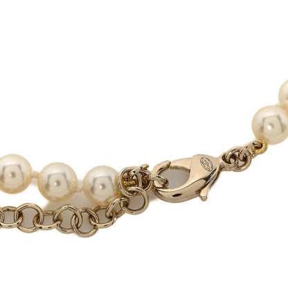 Chanel Pearl Crystal Resin CC Heart Belt Gold Pearly White 5 of 6
