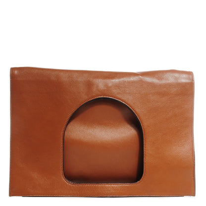 Tom Ford Ramskin Large Alix Padlock and Zip Shoulder Bag Caramel 1 of 9