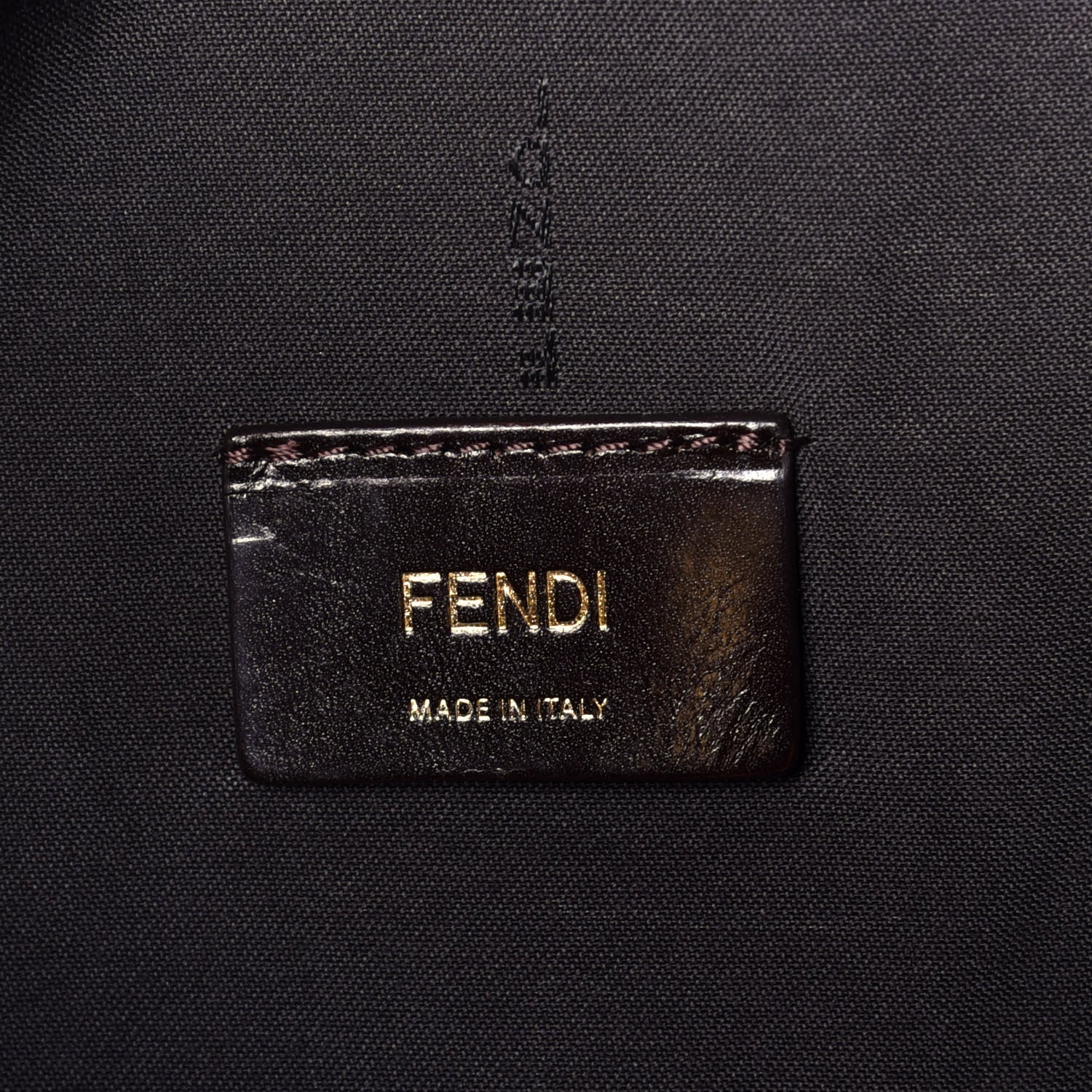 Fendi Zucca Vitello Artic Small Hobo Tobacco Castagna 6 of 8