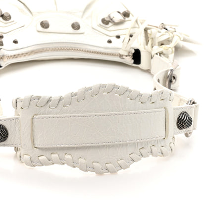 Balenciaga Agneau Arena Le Cagole Shoulder Bag XS Optic White 18 of 18