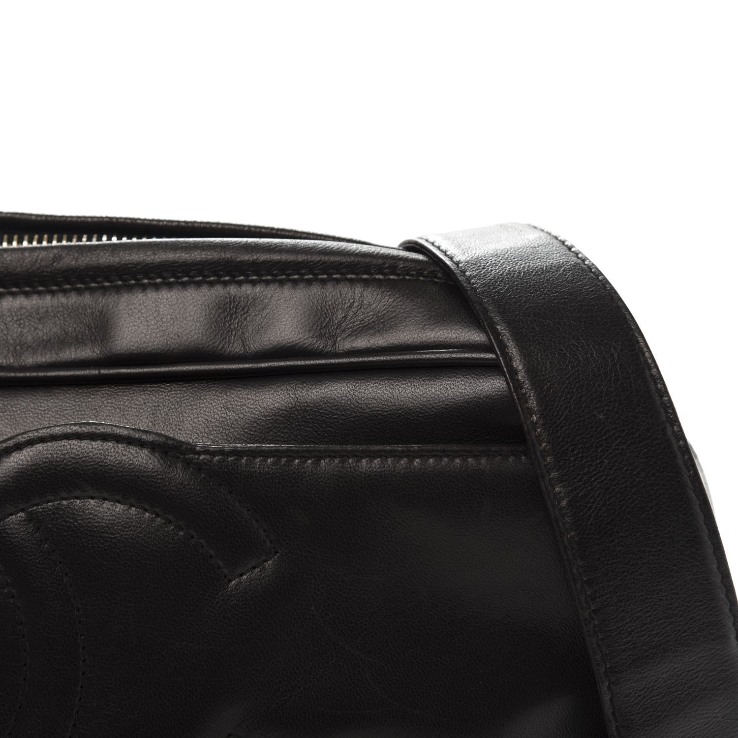 Chanel Lambskin CC Tassel Shoulder Bag Black 12 of 15