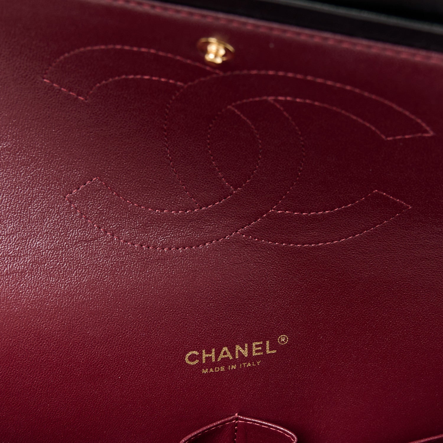 Chanel Lambskin Quilted Jumbo Double Flap Black 6 of 11