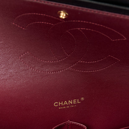Chanel Lambskin Quilted Jumbo Double Flap Black 6 of 11