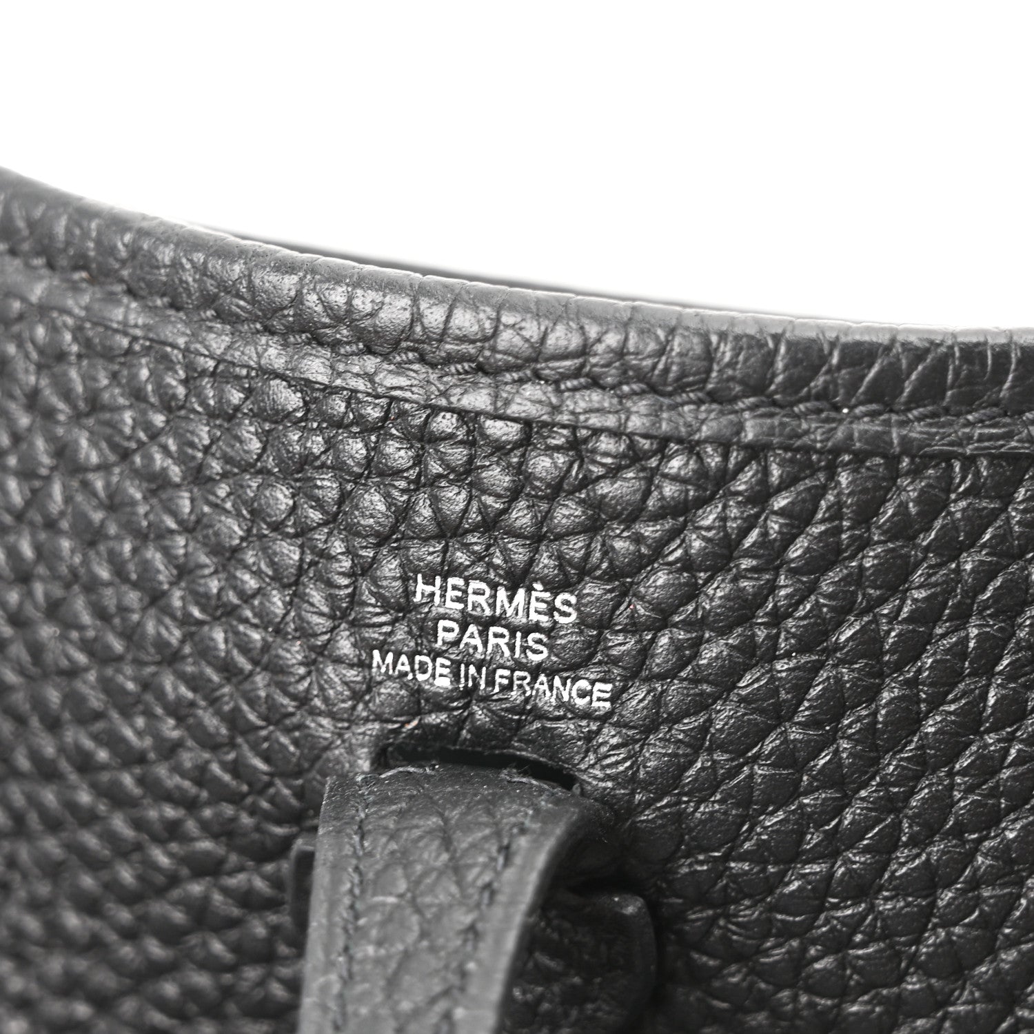 Hermes Taurillon Clemence Evelyne TPM Black 6 of 11