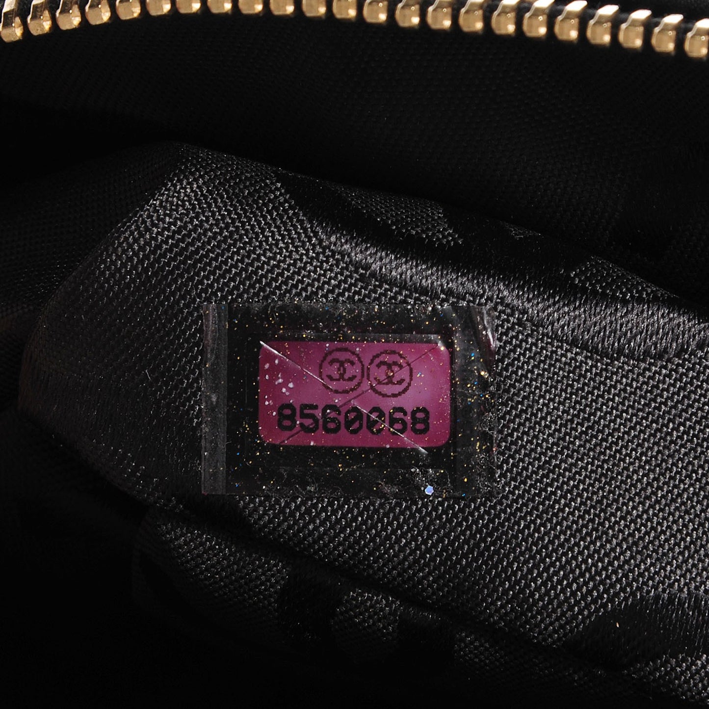 Calfskin Quilted Wild Stitch Bag Black