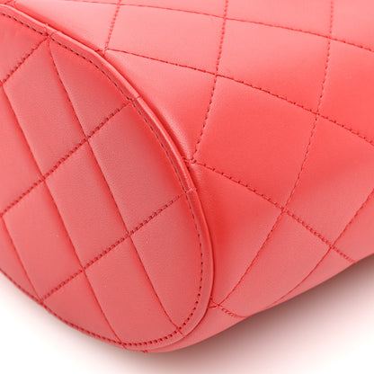 Chanel Lambskin Resin Elegant Chain Vanity Case Red 11 of 11