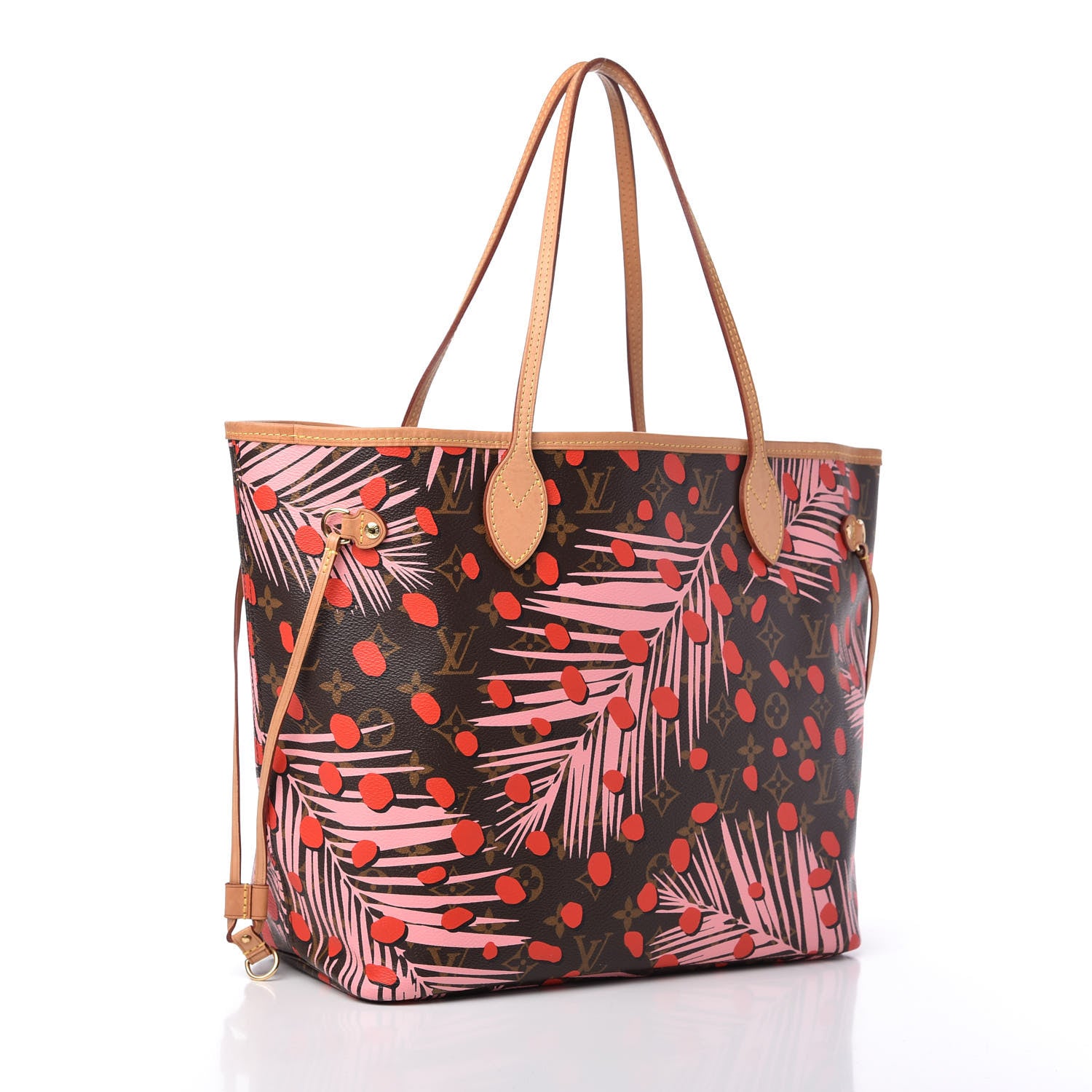 Louis Vuitton Monogram Jungle Dots Neo Neverfull MM Sugar Pink Poppy 3 of 10