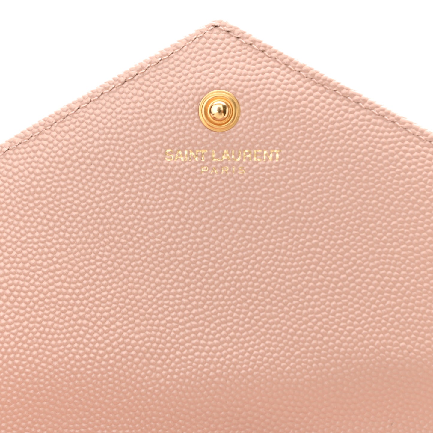 Grain De Poudre Matelasse Chevron Monogram Chain Wallet Pale Blush