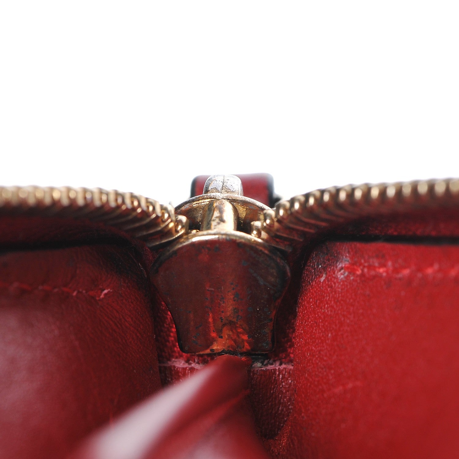 Valentino Garavani Calfskin Rockstud Zip Around Wallet Rosso Valentino 5 of 13