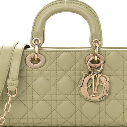 Christian Dior Lambskin Cannage Medium Lady D-Joy Pastel Peyote Green 7 of 10