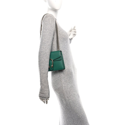 Gucci Calfskin Mini Dionysus Shoulder Bag Emerald 2 of 12