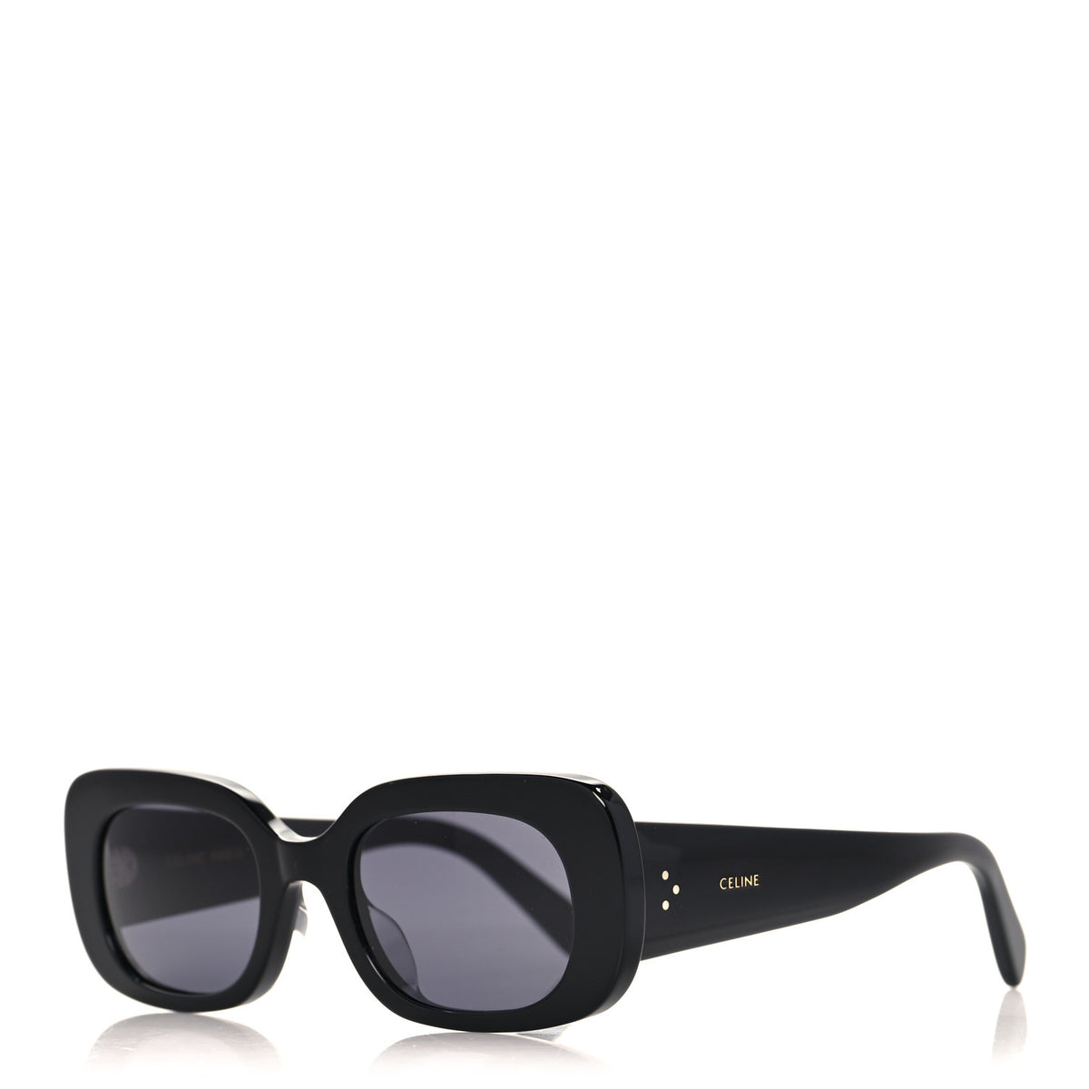 Acetate Bold 3 Dots Sunglasses CL40287U Black