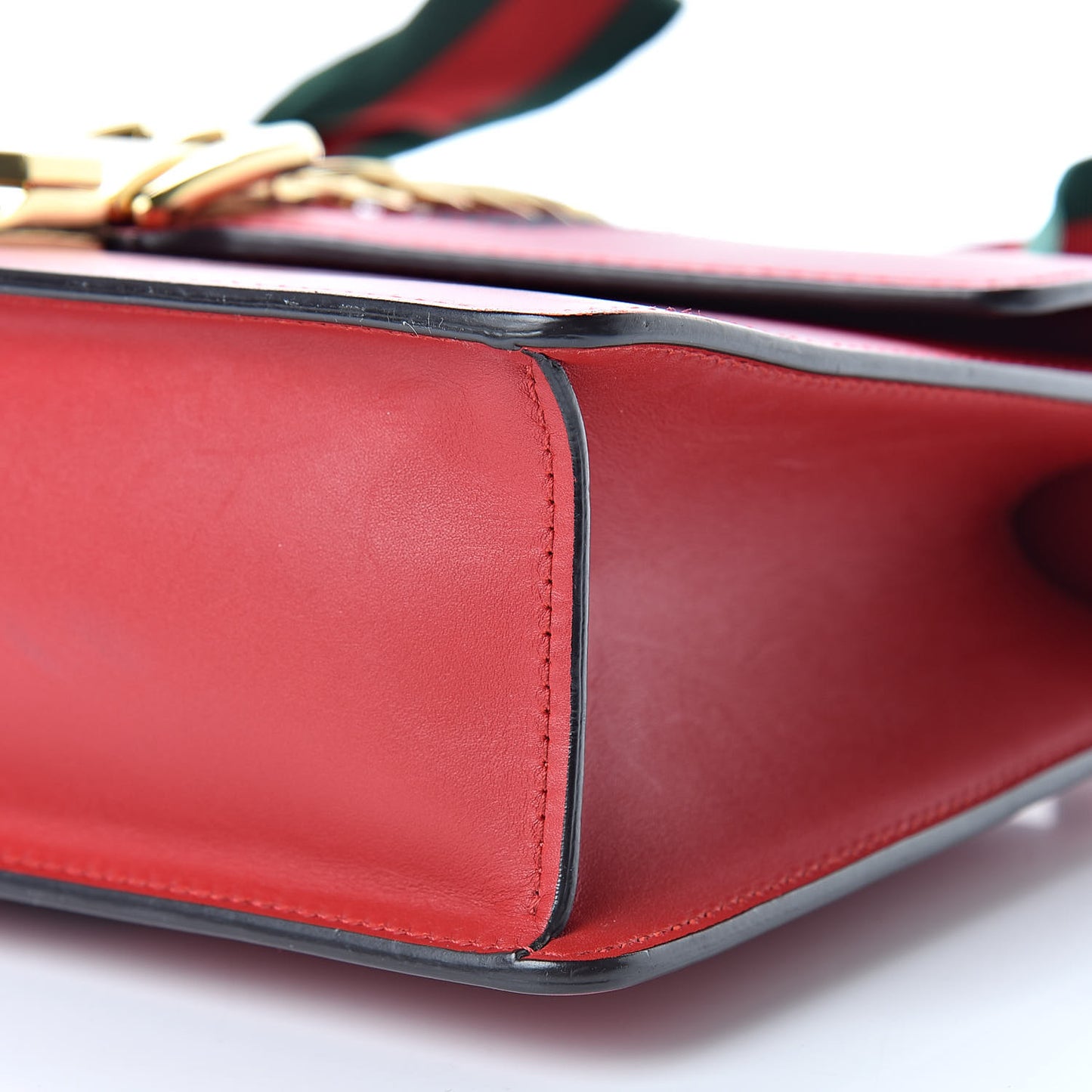 Calfskin Small Sylvie Shoulder Bag Hibiscus Red
