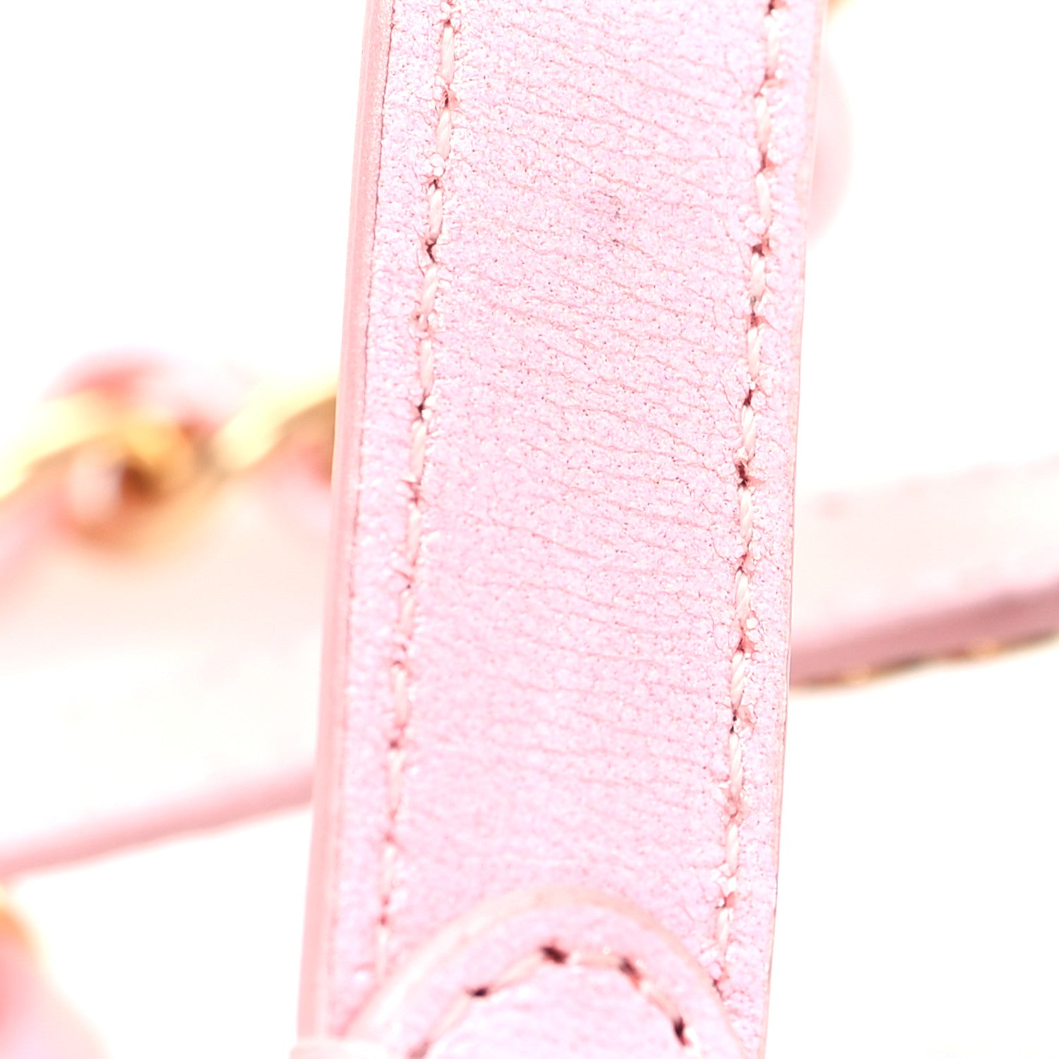Chanel Iridescent Lambskin Metal Chain Belt M Light Pink 5 of 5