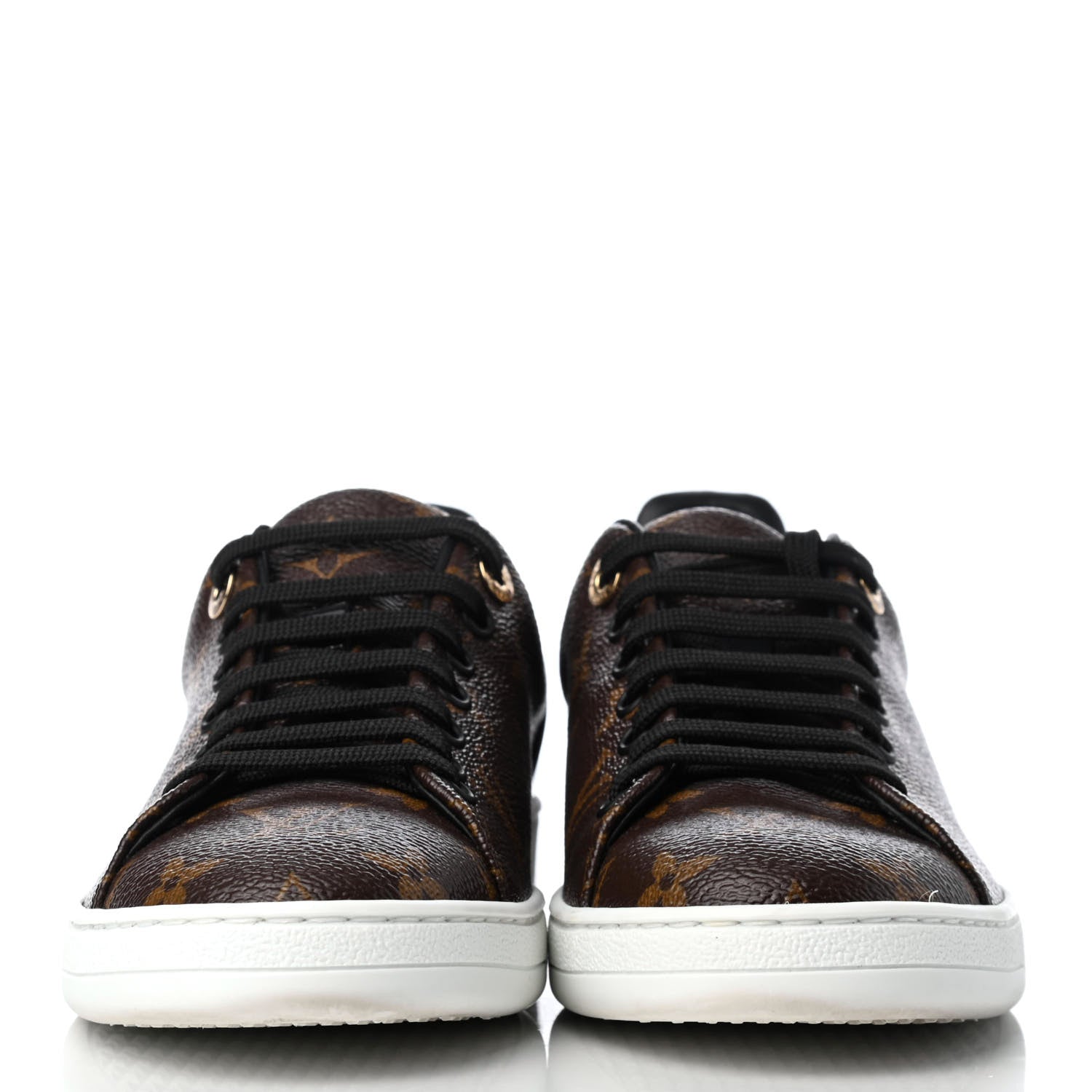 Louis Vuitton Patent Monogram Frontrow Sneakers 38 2 of 9