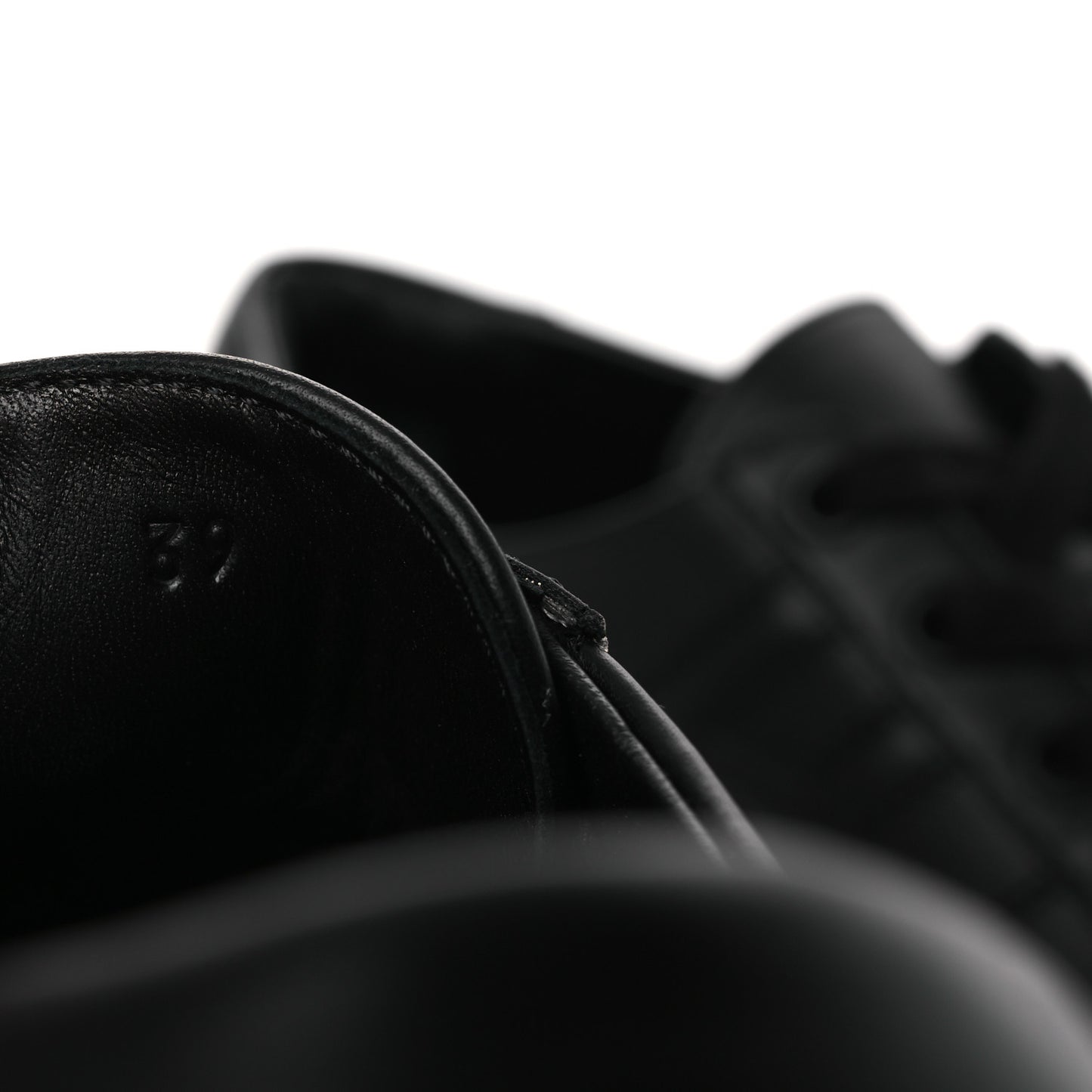 Calfskin Deep Sneakers 39 Black