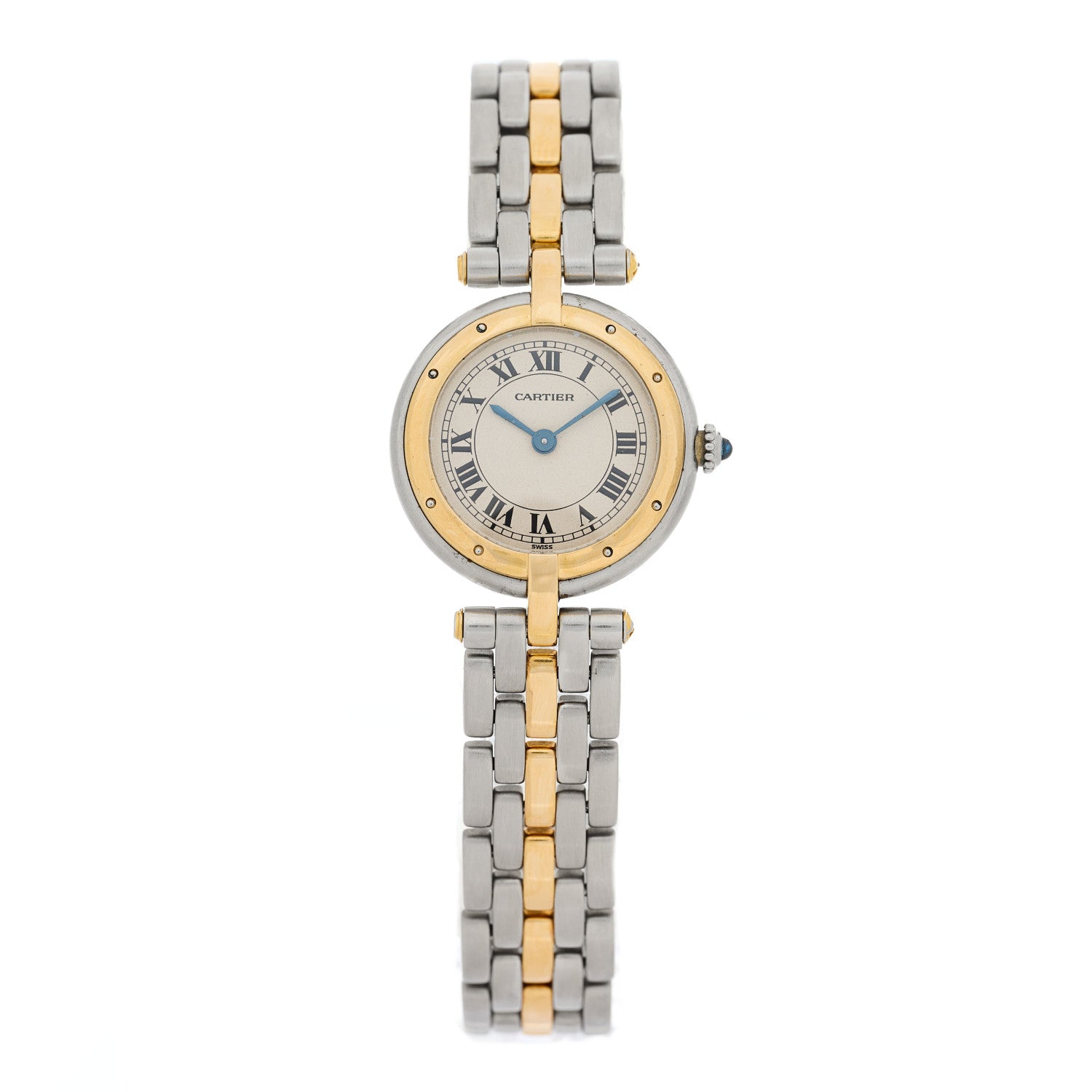 Cartier Stainless Steel 18K Yellow Gold 24mm Panthere Vendome Quartz Watch 1 of 3