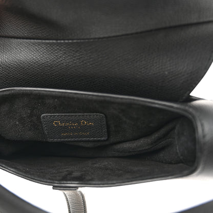 Christian Dior Grained Calfskin Mini Saddle Bag Black 5 of 10
