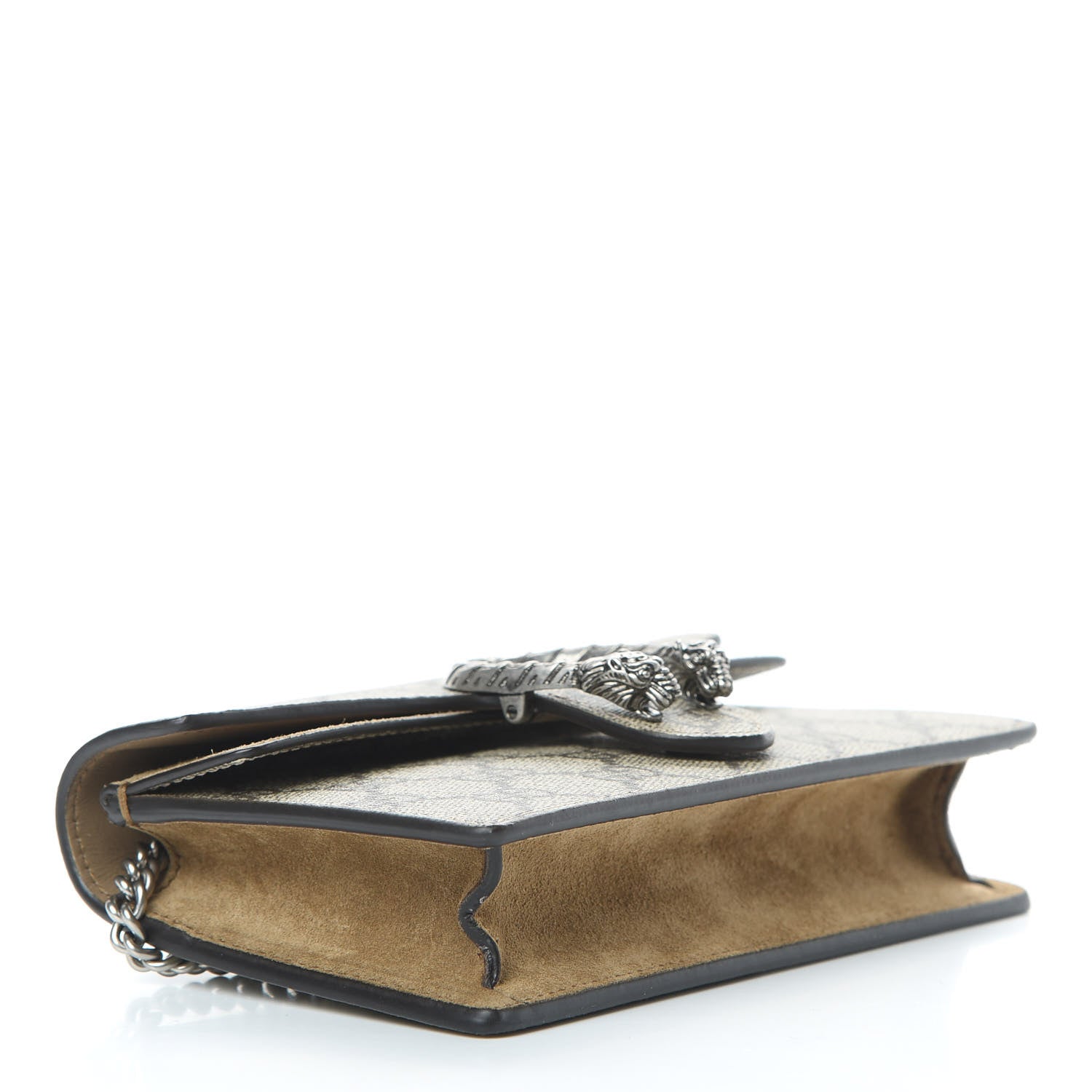 Gucci GG Supreme Monogram Super Mini Dionysus Shoulder Bag Taupe 4 of 11