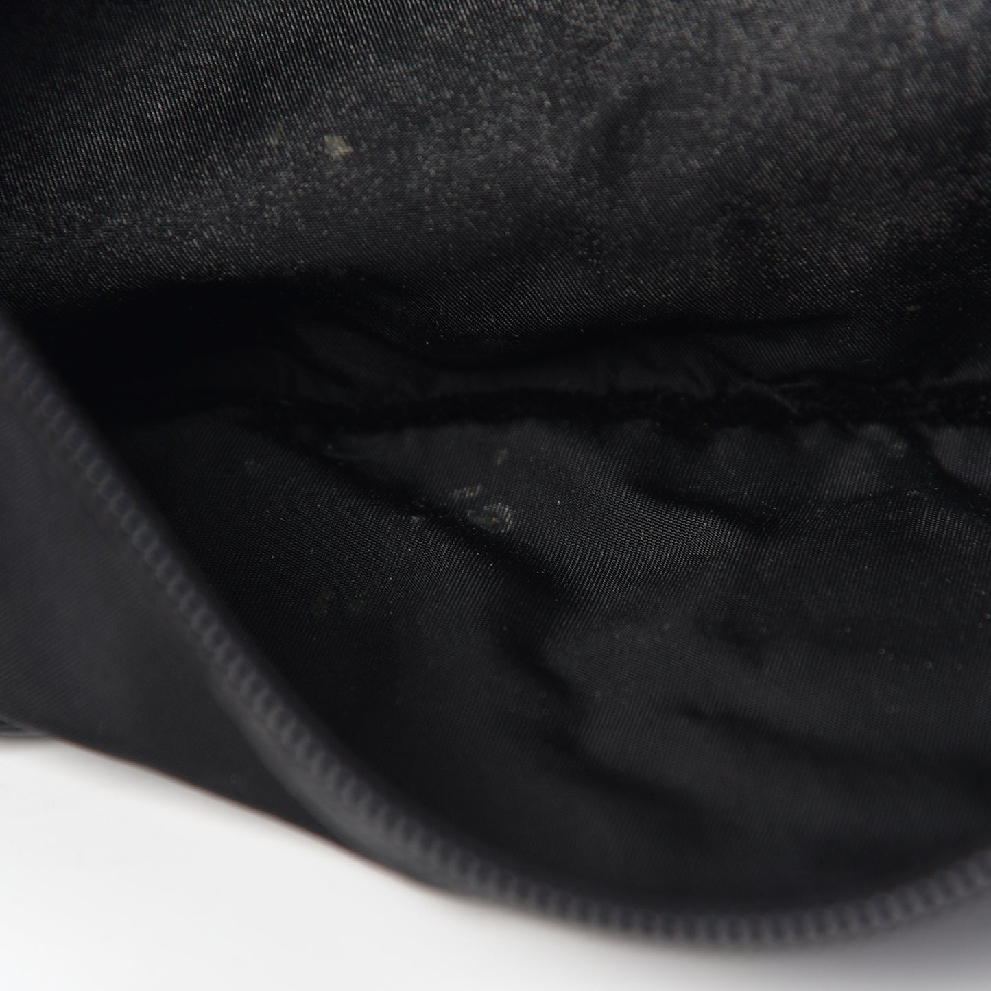 Nylon Vela Messenger Bag Black