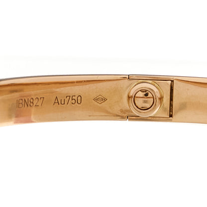 Cartier 18K Pink Gold LOVE Bracelet 17 3 of 8