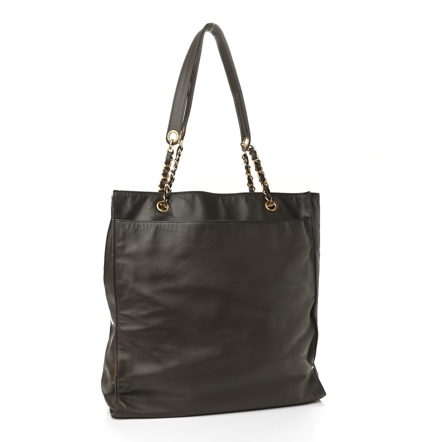 Lambskin CC Tote Brown