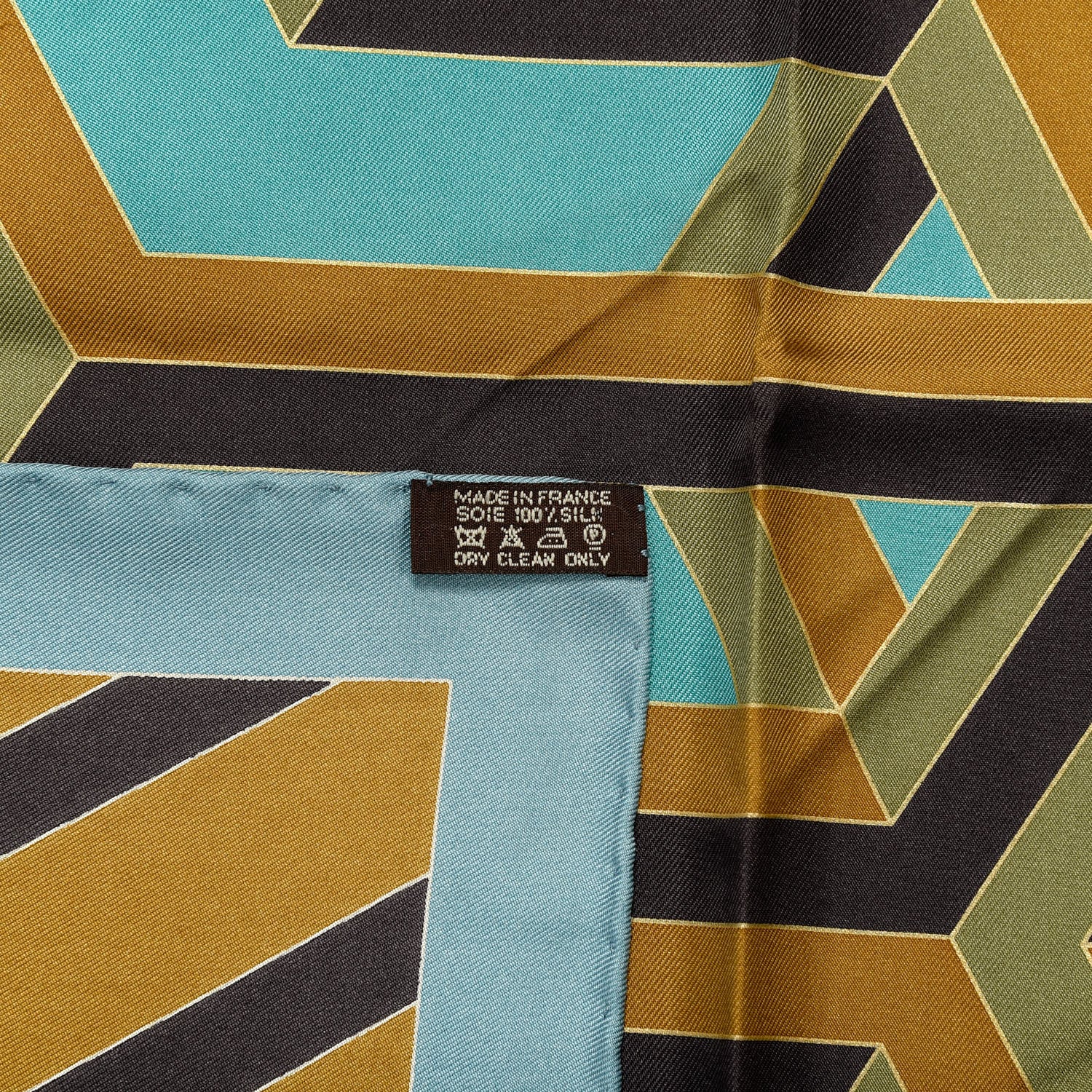 Hermes Silk Carre Cube Scarf 90 5 of 5