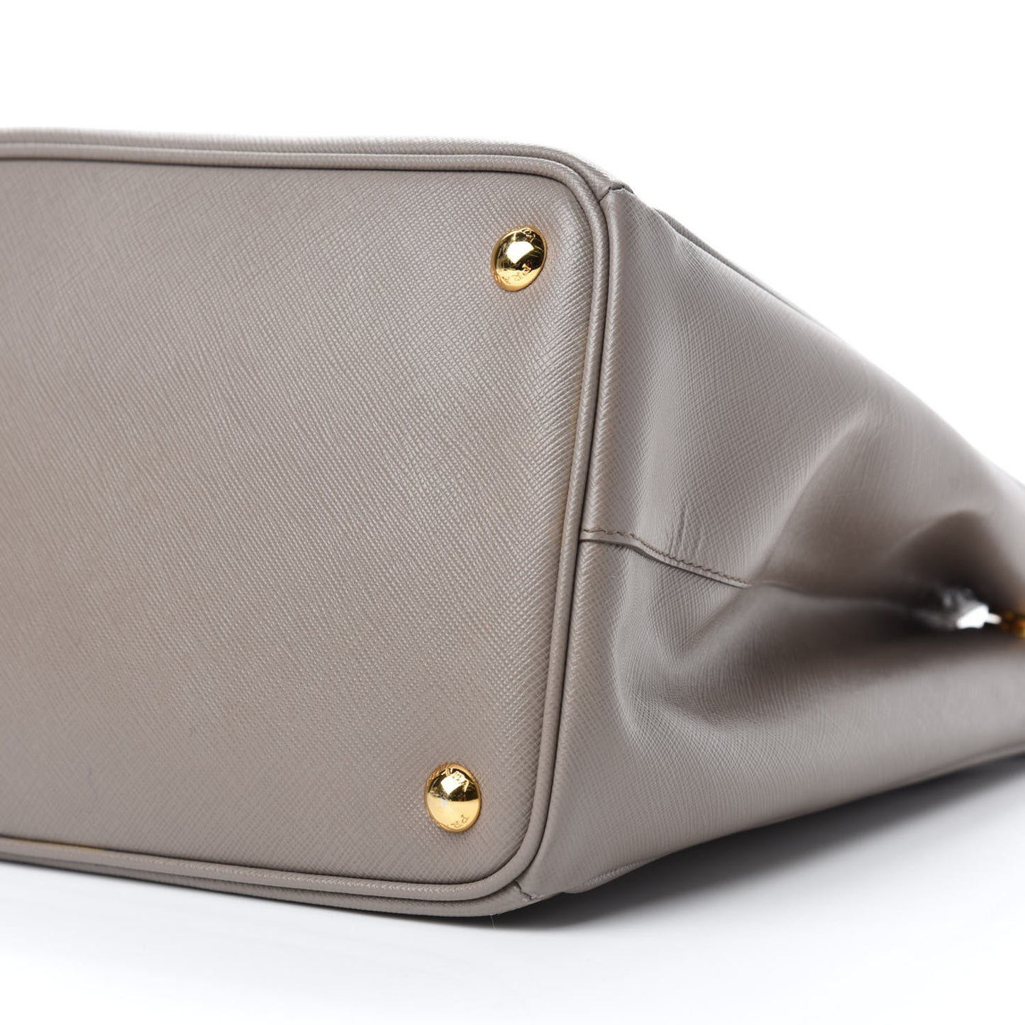 Saffiano Lux Large Double Zip Tote Argilla