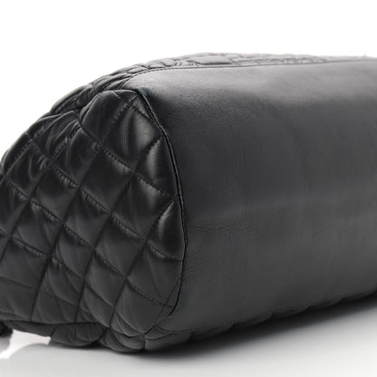 Chanel Lambskin Quilted Large Paris Moscou Red Square Bag Black 6 of 8