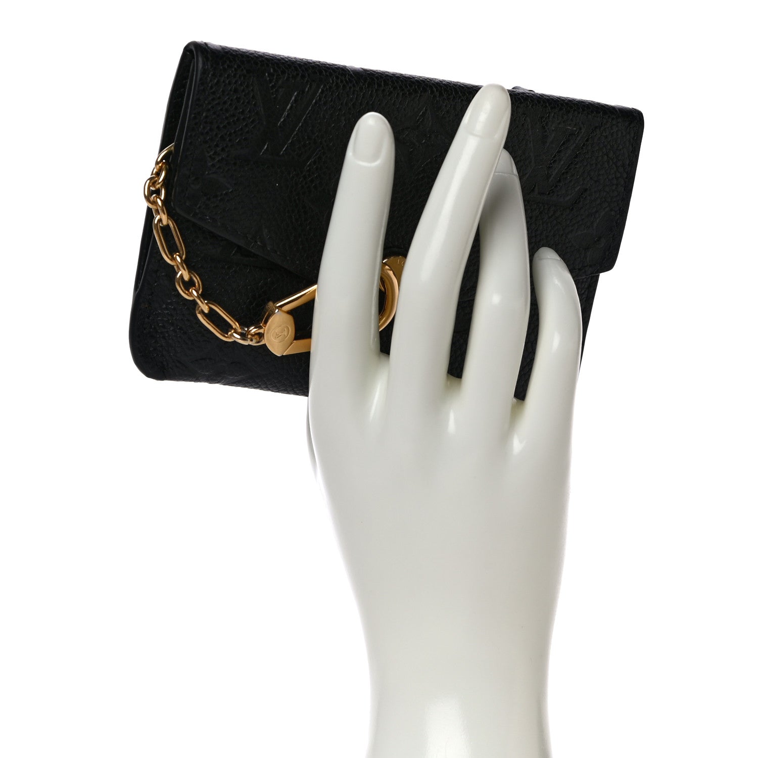 Louis Vuitton Empreinte Key Pouch Black 2 of 11