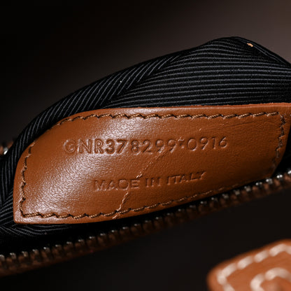Saint Laurent Grained Calfskin Topstitch Small Sac De Jour Cognac 8 of 13