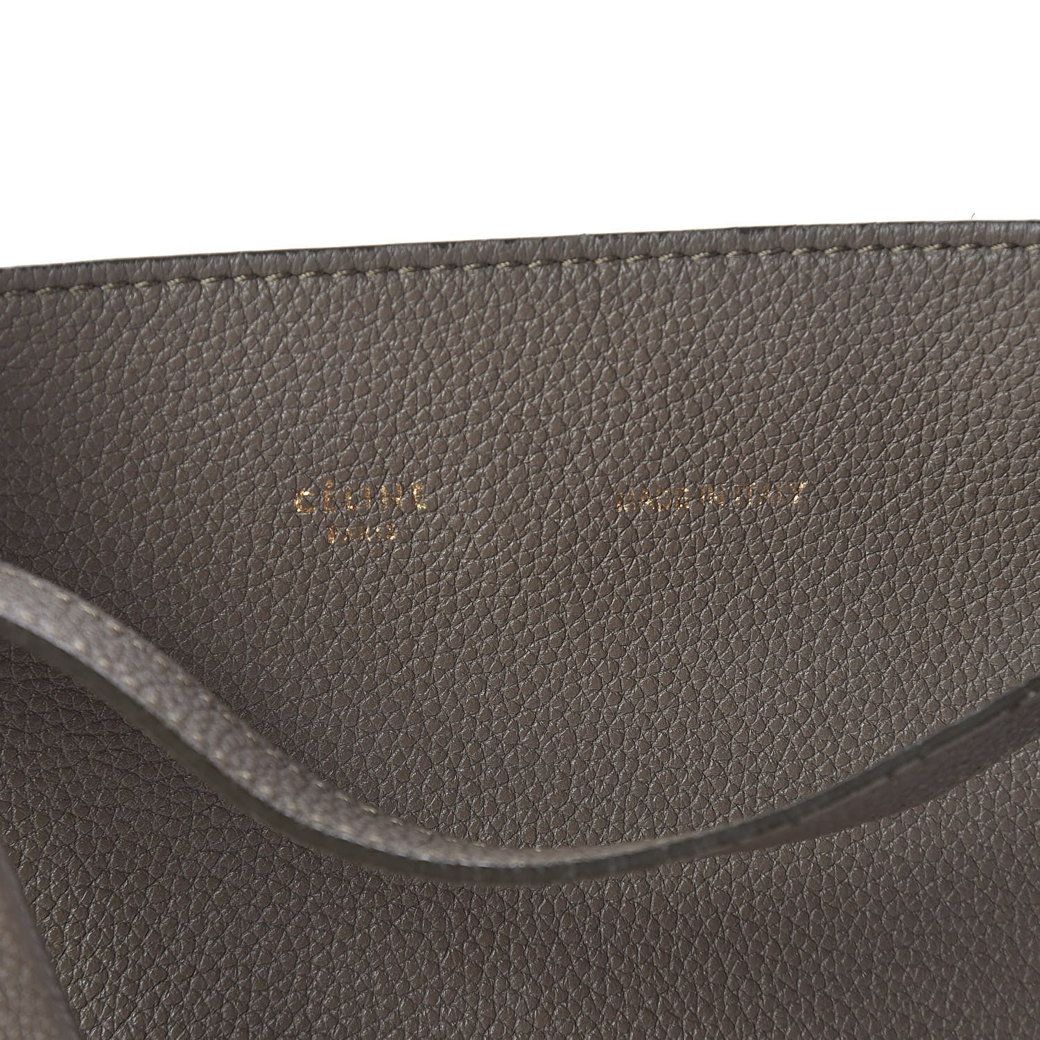 Celine Soft Grained Calfskin Small Belt Cabas Phantom Taupe 6 of 17