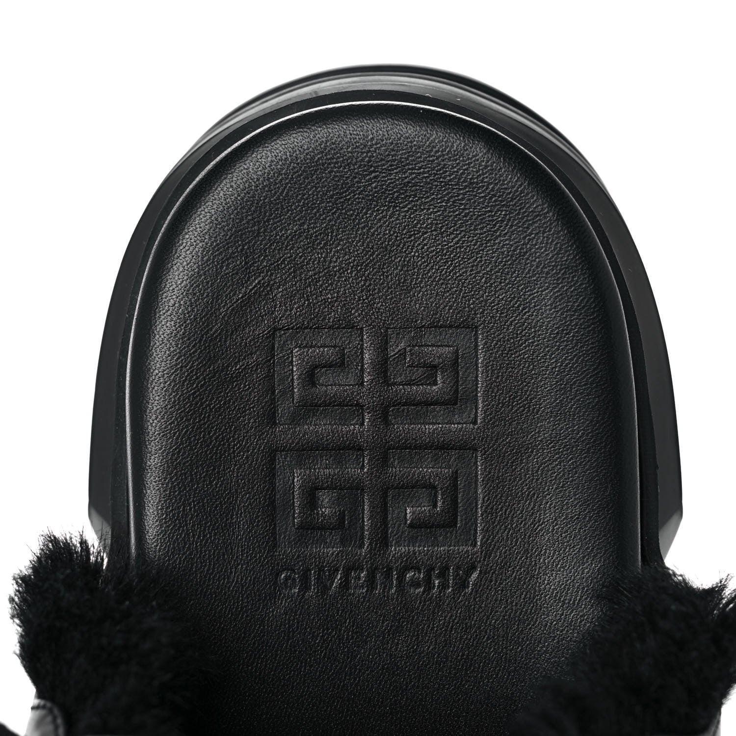 Givenchy Suede Studded Elegant Marshmallow Loafers 41 Black 7 of 8