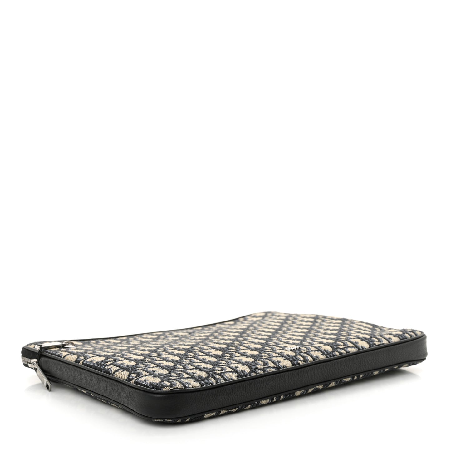Oblique Grained Calfskin Laptop Case Blue Multicolor