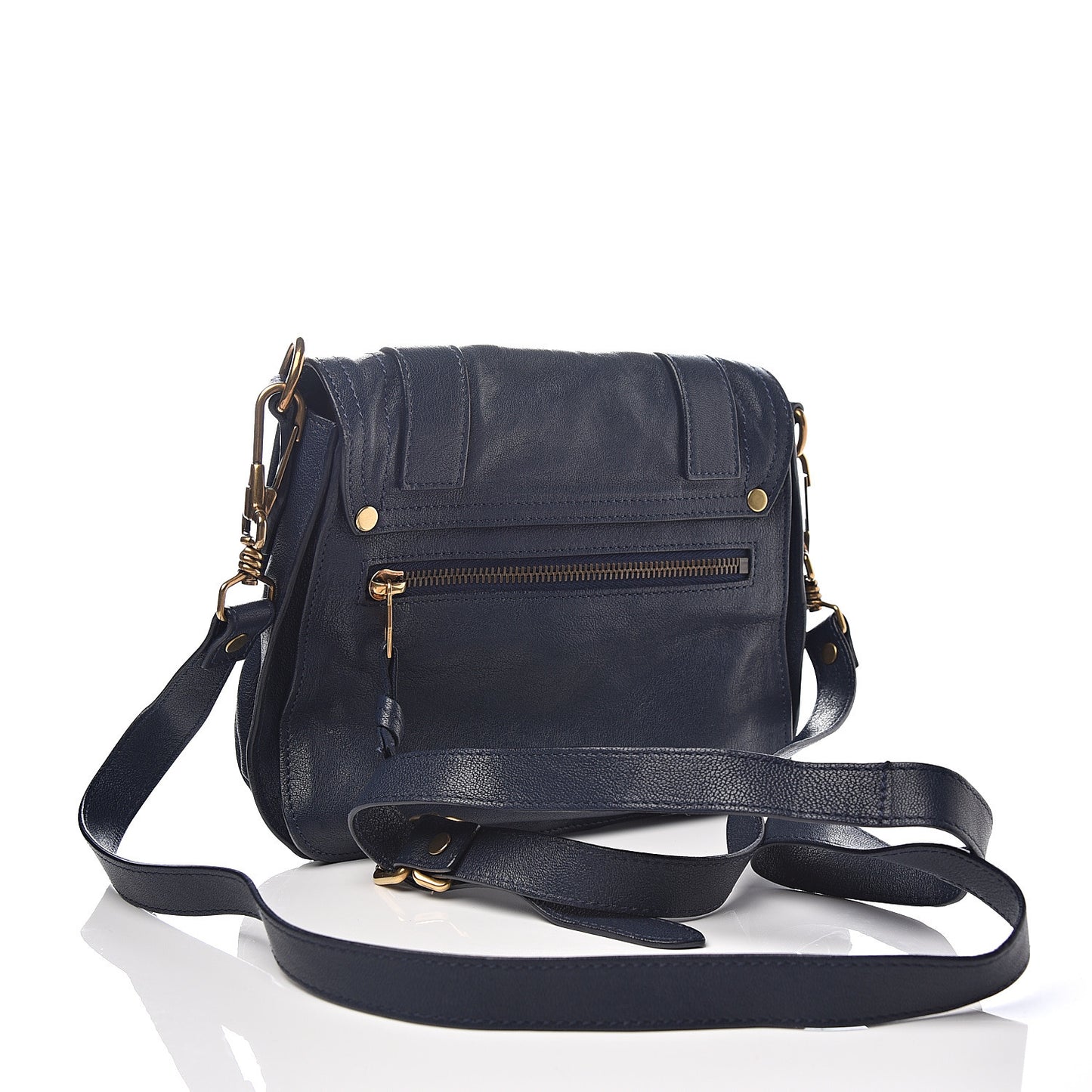Lambskin PS1 Mini Crossbody Bag Indigo