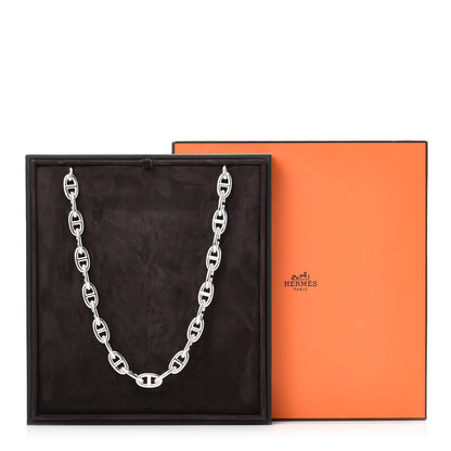 Hermes Sterling Silver MM Chaine D'Ancre Necklace 5 of 5
