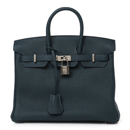 Hermes Togo Birkin 25 Bleu de Prusse 1 of 9