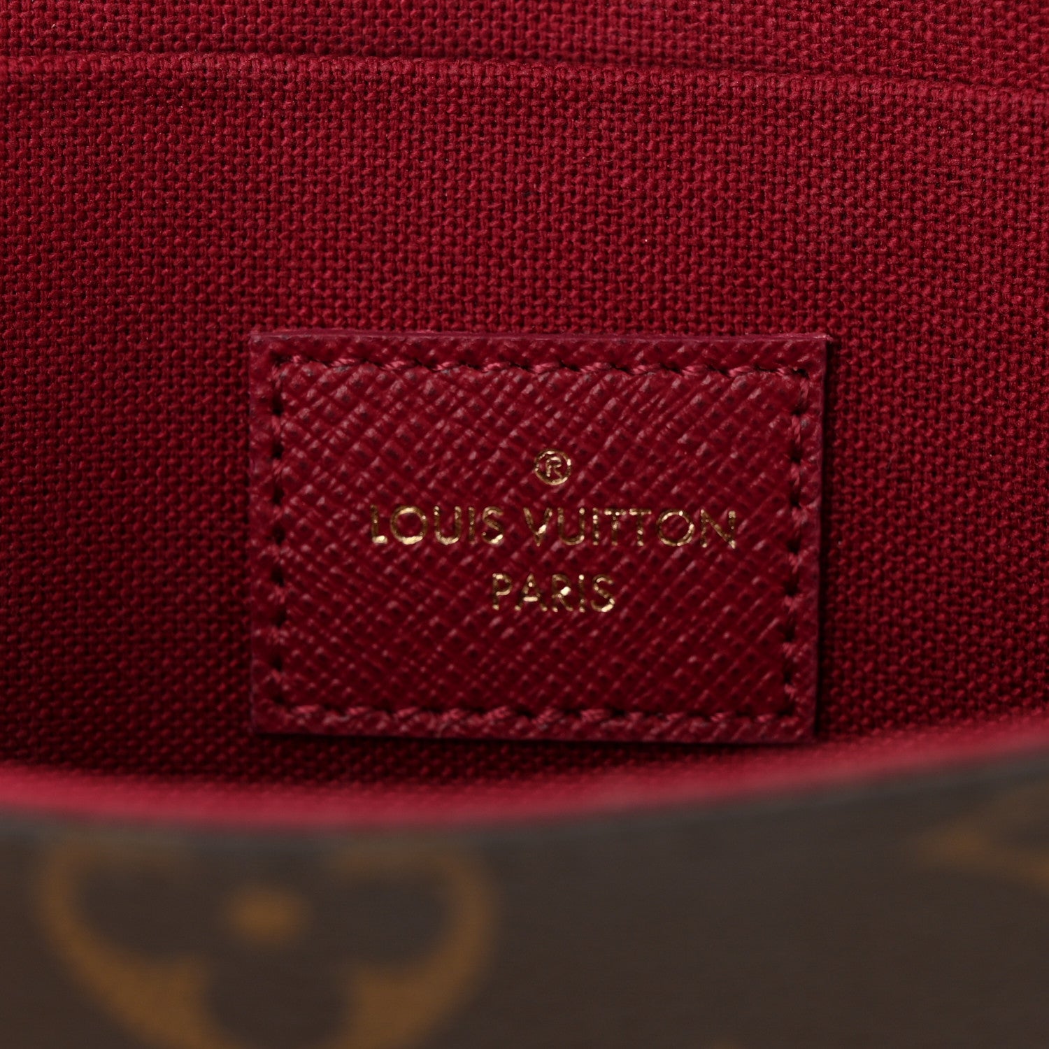 Louis Vuitton Monogram Pochette Felicie Chain Wallet Fuchsia 7 of 15