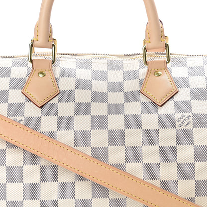 Louis Vuitton Damier Azur Speedy Bandouliere 30 9 of 11