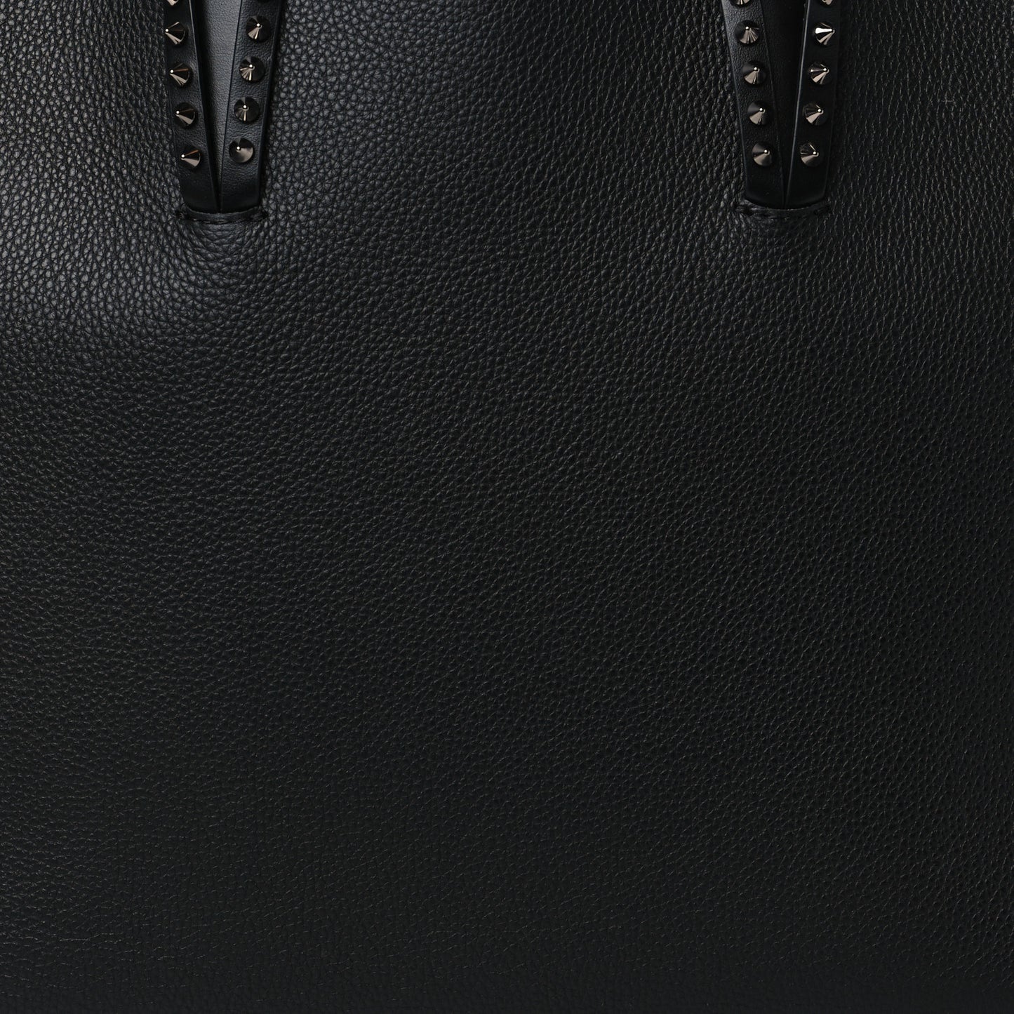 Calfskin Spikes East West Cabata Tote Black