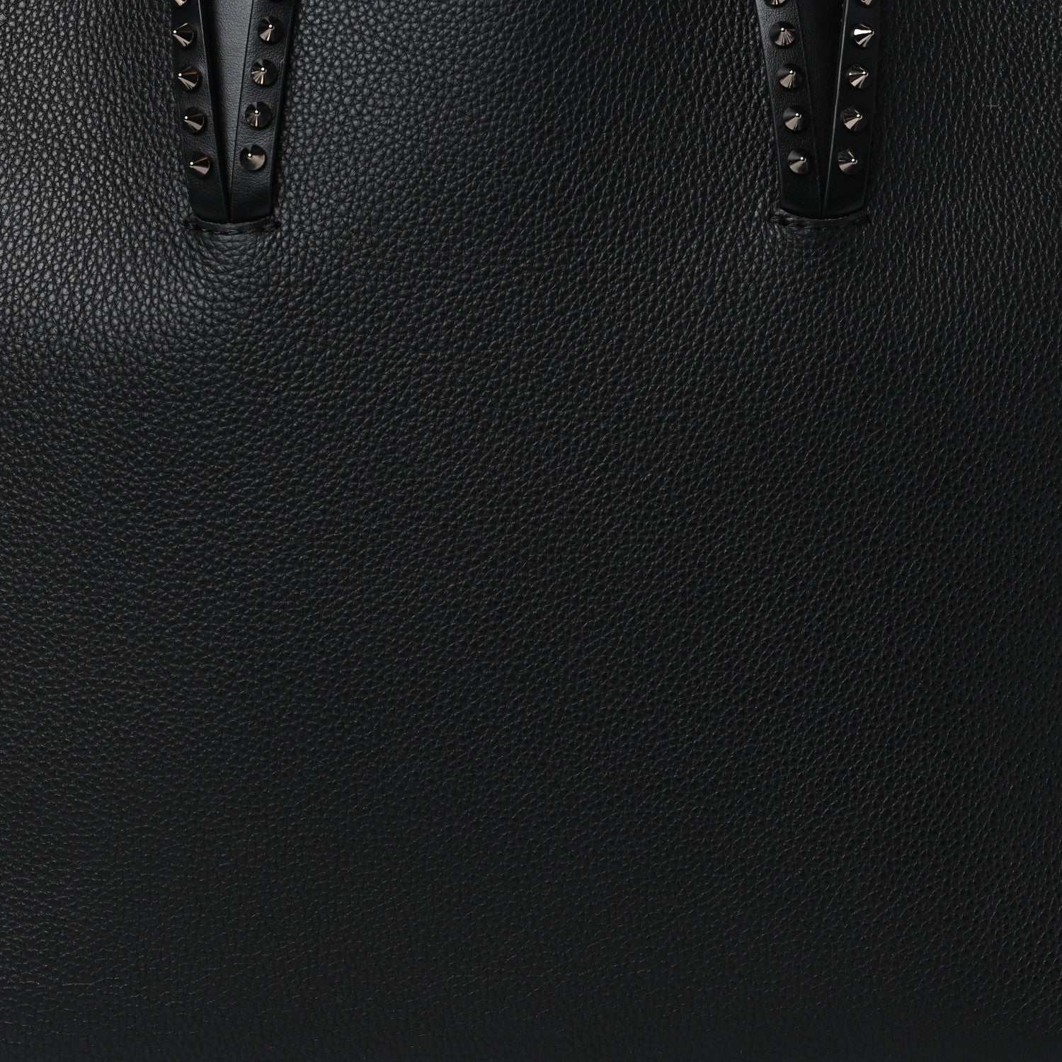 Christian Louboutin Calfskin Spikes East West Cabata Tote Black 8 of 10