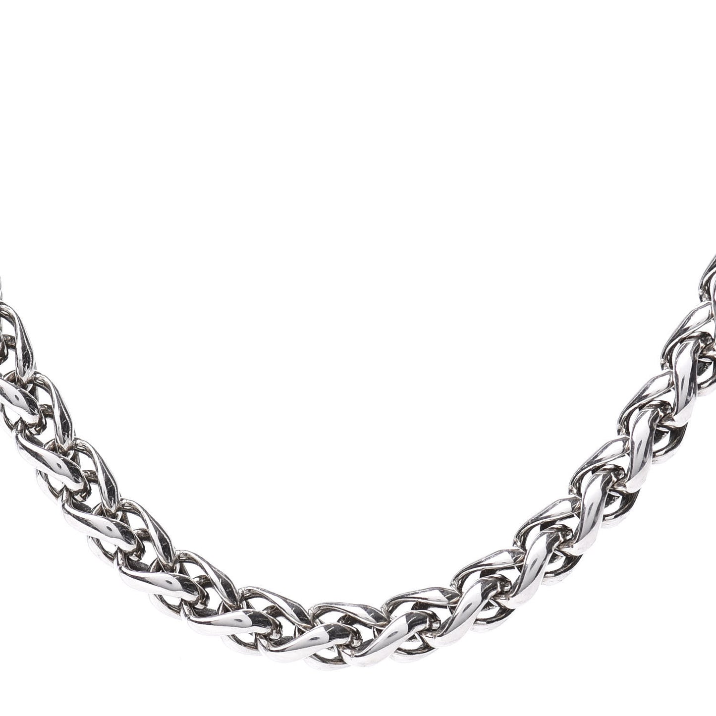 Sterling Silver 4mm Wheat Chain Necklace