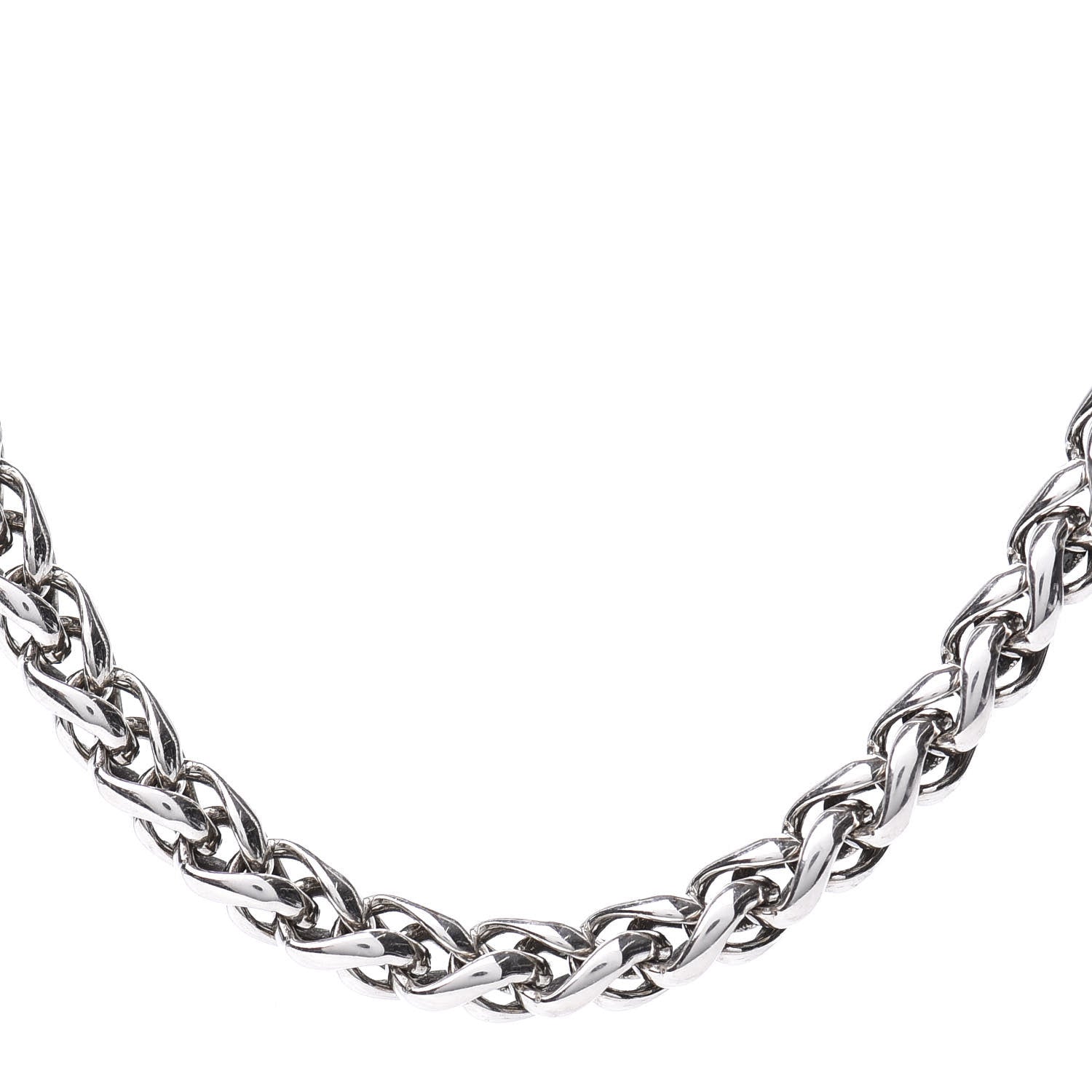 David Yurman Sterling Silver 4mm Wheat Chain Necklace 4 of 6