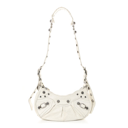 Balenciaga Agneau Arena Le Cagole Shoulder Bag XS Optic White 1 of 16