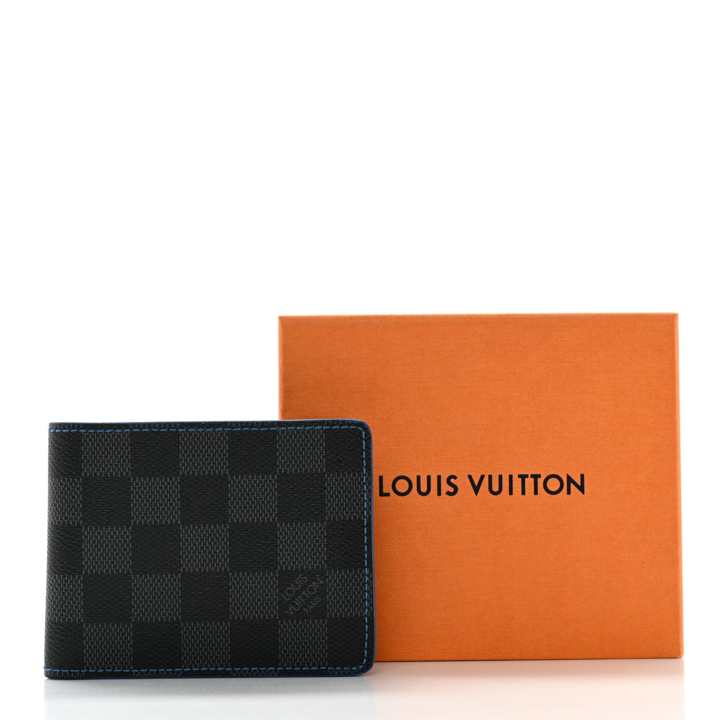 Damier Graphite Slender Wallet Blue