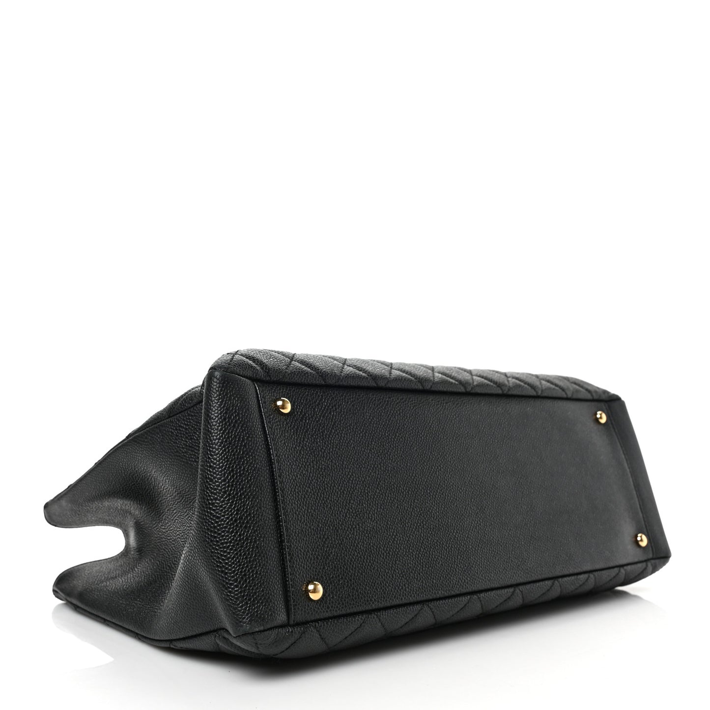 Caviar Quilted XL Grand Shopping Tote GST Black